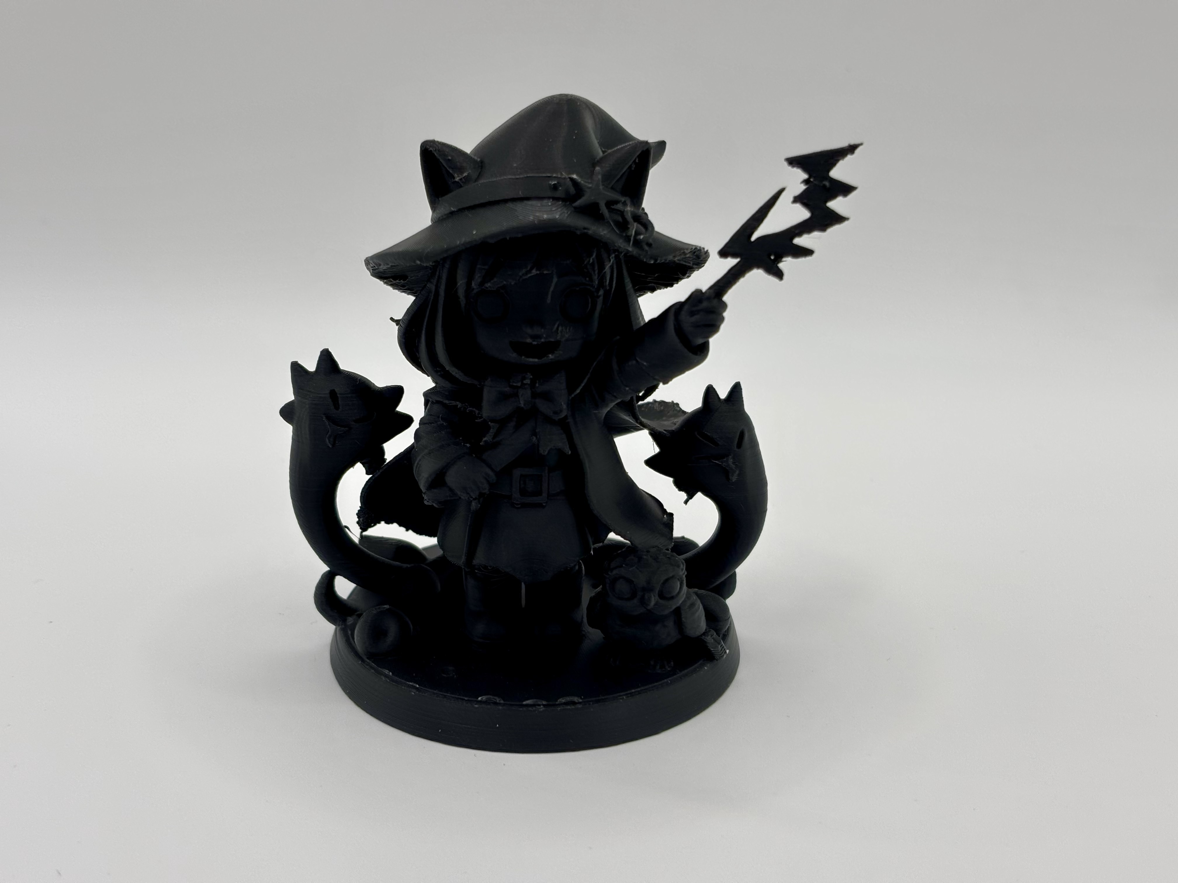 3D printed magical fairy miniature casting a spell by Onyx 3D Printing