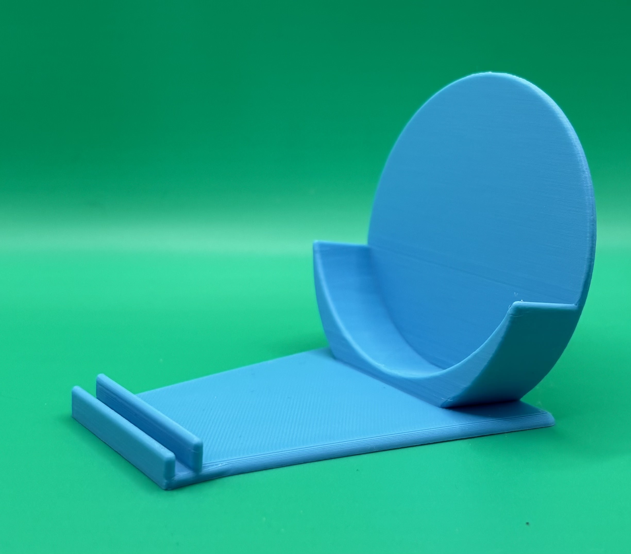 3D printed lithophane display stand, minimalist holder designed for Etsy product photos